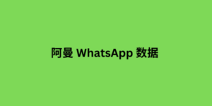 阿曼 whatsapp 数据